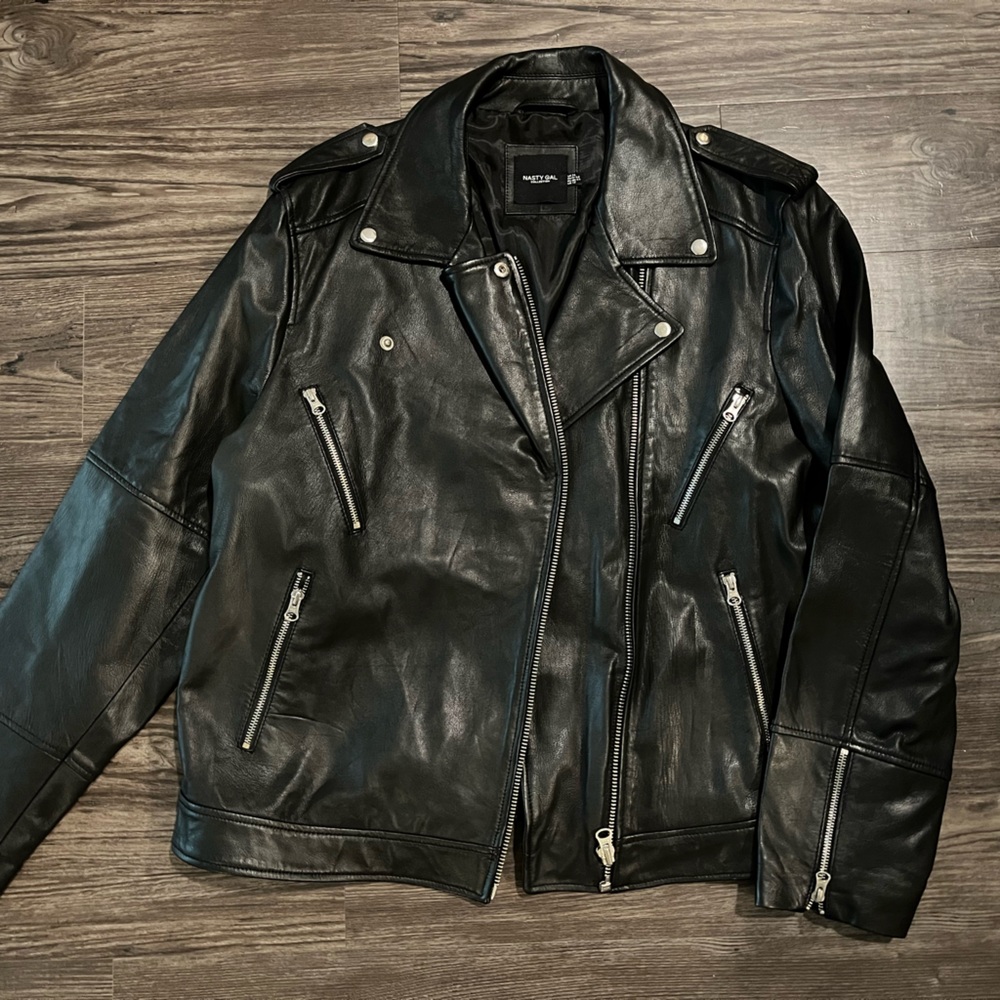 Nasty Gal Black Leather Jacket